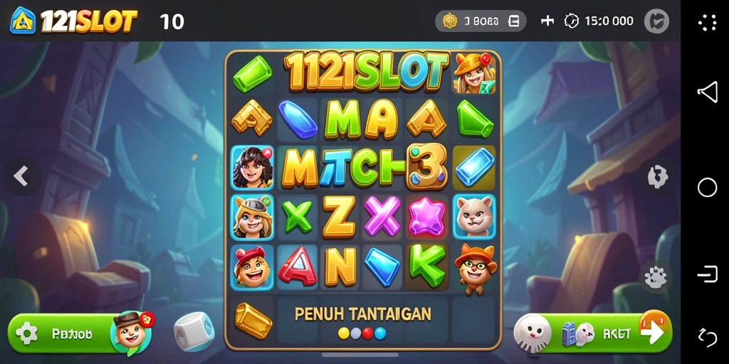 Tampilan gameplay menarik di 1121SLOT dengan warna-warni jernih.