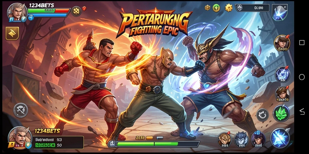 Gameplay intens dan grafis menawan di 1234BETS.