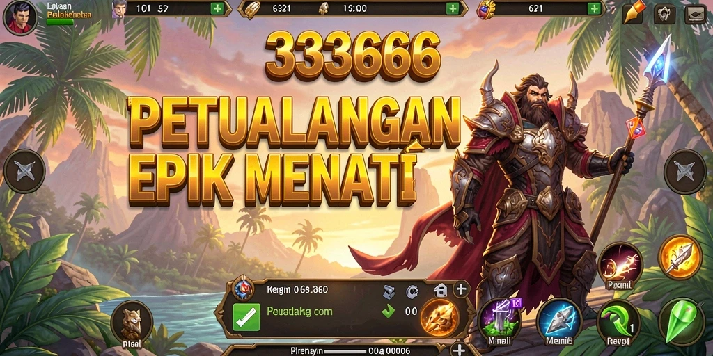 Tampilan gameplay dari game petualangan yang mendebarkan.