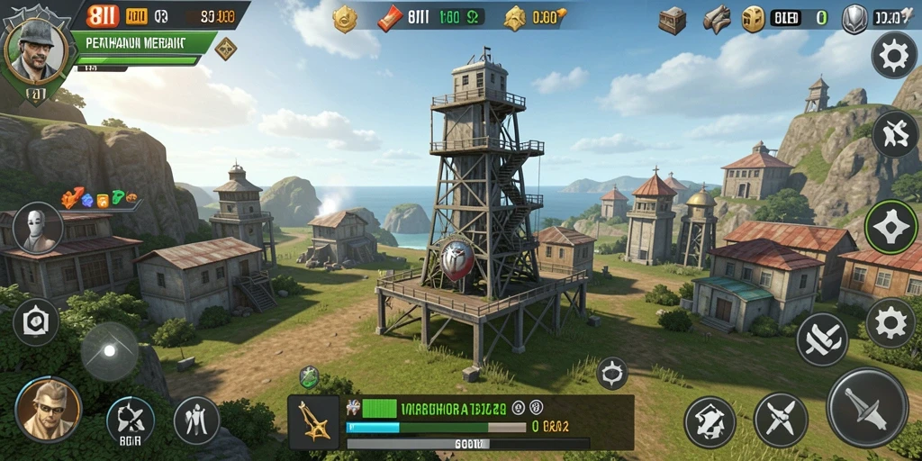 Gameplay seru Tower Defense yang menantang strategi.