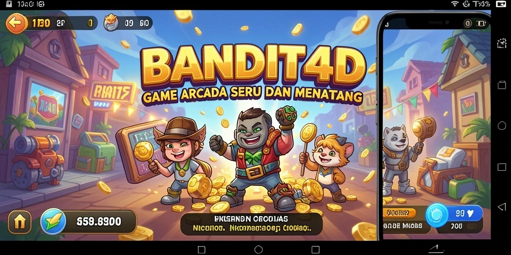 Gameplay BANDIT4D yang seru dengan tantangan menanti.