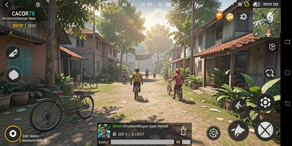 Screenshot utama <strong>CACOR78</strong> menampilkan pengalaman gameplay simulasi yang otentik.