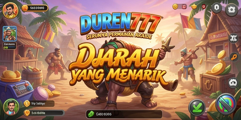 Tampilan gameplay seru dari DUREN777 yang penuh aksi.