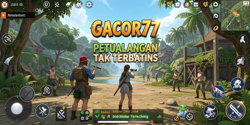 Tampilan menakjubkan dunia terbuka GACOR77.
