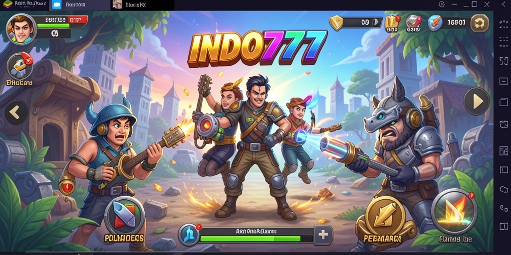 Tampilan gameplay seru dan menantang di INDO777.