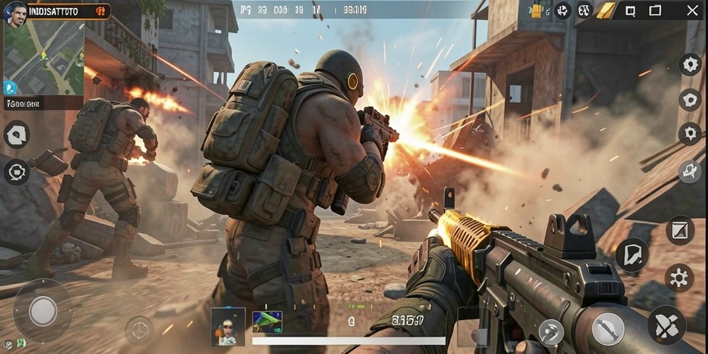 Screenshot gameplay menampilkan aksi seru dan dinamis dari INDOSATTOTO.
