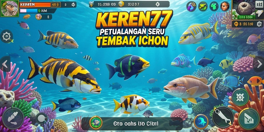 Tampilan gameplay KEREN77 yang seru dan penuh warna.
