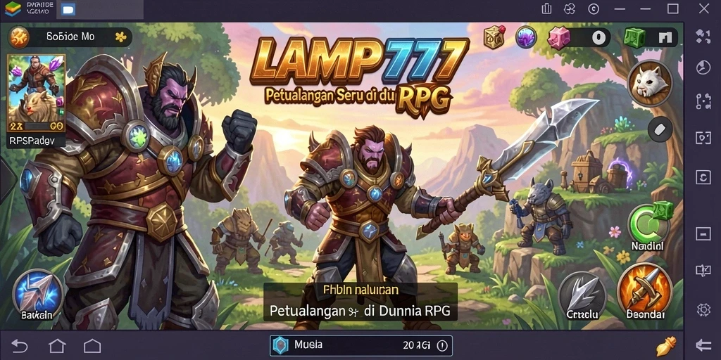 Tampilan gameplay LAMPU777 yang mendebarkan dengan karakter-karakter fantastis.