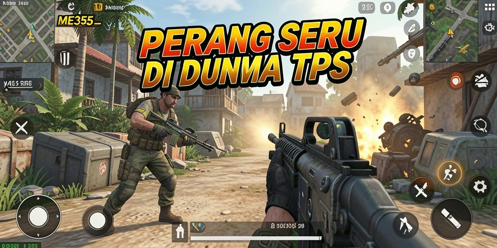 Tangkapan layar ME355 menampilkan aksi pertempuran menegangkan dalam gameplay TPS.