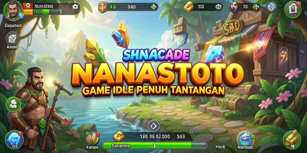 Tampilan gameplay seru NANASTOTO yang penuh warna