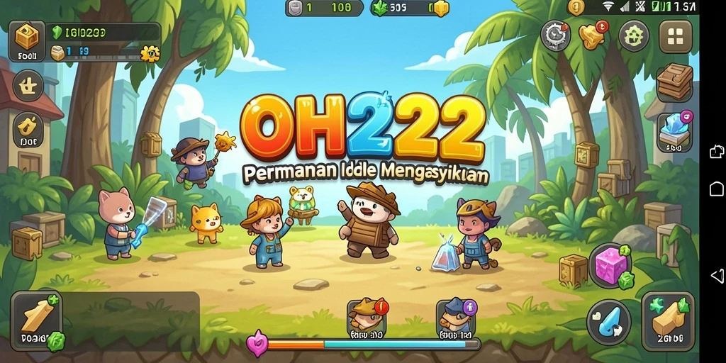 Tampilan gameplay visual menarik dari OH222 yang mengasyikkan.