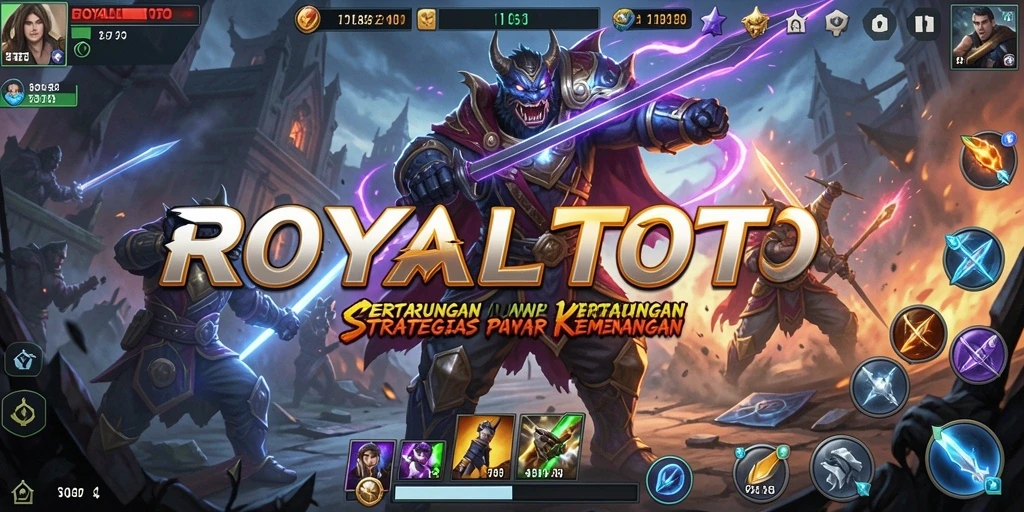 Tampilan permainan strategi yang mendetail dan seru di ROYALTOTO.