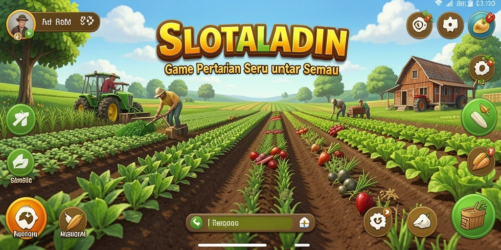 Gameplay menarik dalam pengalaman bertani yang seru.