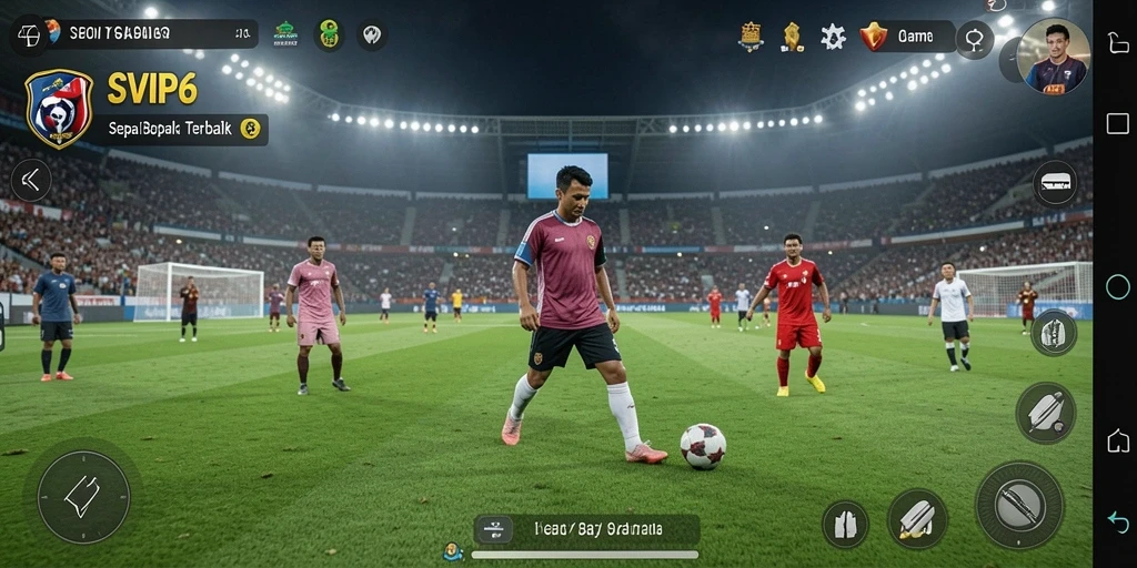 Tampilan gameplay menarik dari SVIP6 saat pertandingan berlangsung.
