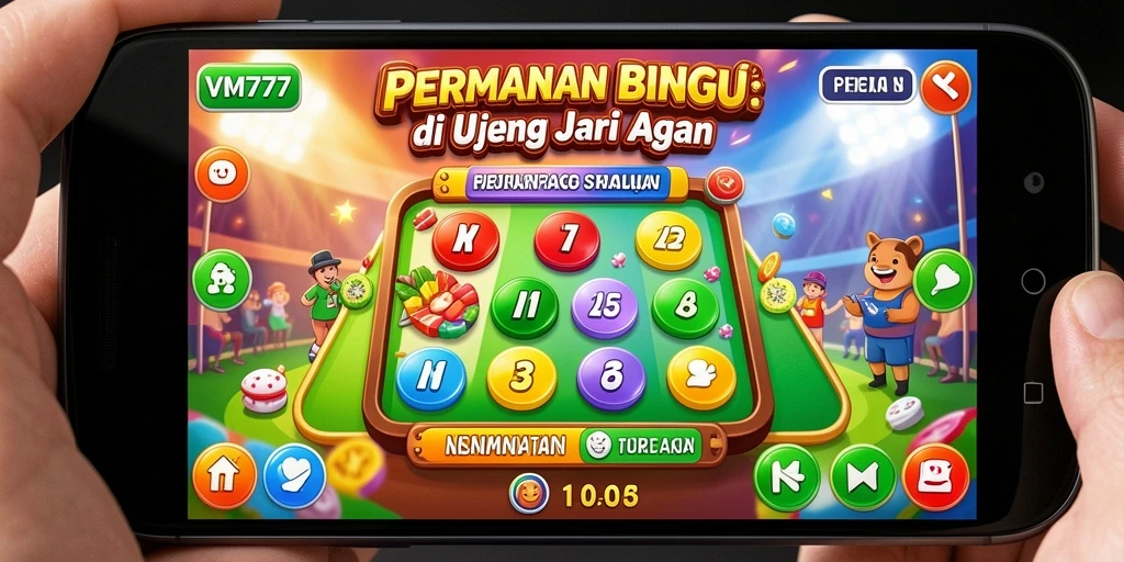 Tampilan screenshot gameplay VM777 menampilkan momen seru saat bermain Bingo.