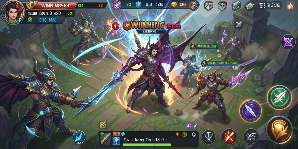 Tampilan seru dari gameplay WINNING568 yang menampilkan aksi strategi.